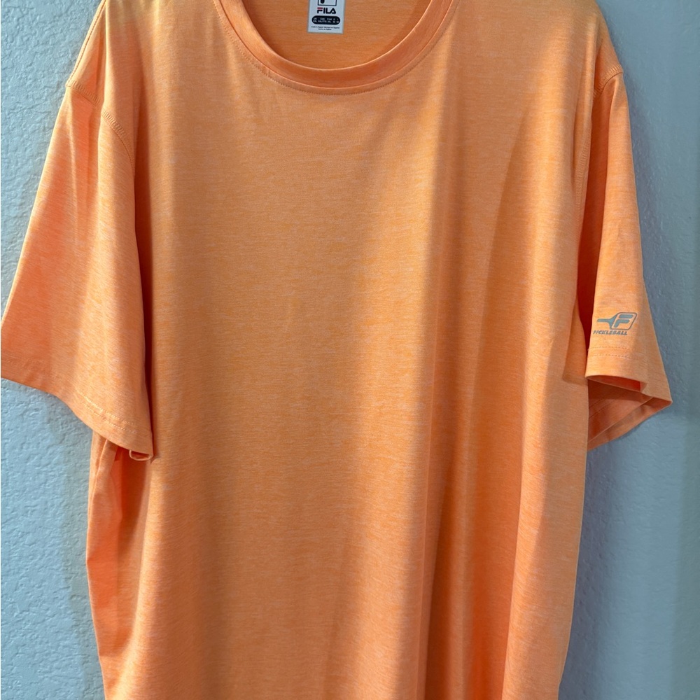 Fila Men's Short Sleeve Orange Tee